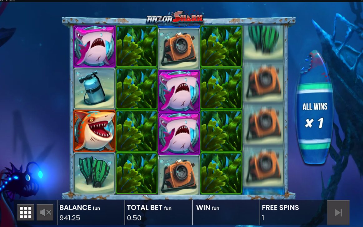 Shark Bonus mit Mystery Stacks auf den Walzen